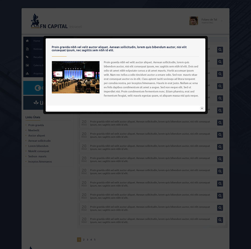 FN Capital - Intranet